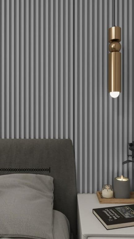 Modelo Ripado WPC Interno - Cinza Claro da Ripados
